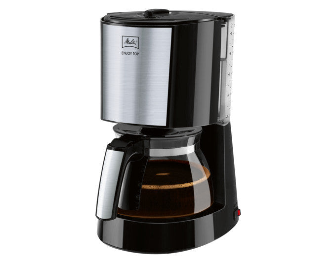MELITTA Kaffeemaschine Enjoy Top 1017-04 schwarz in Edelstahl, Silber, Schwarz präsentiert im Onlineshop von KAQTU Design AG. Kaffeemaschine ist von MELITTA