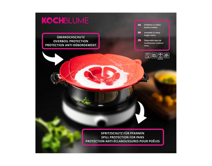 Kochblume ø 29 cm lime-gelb in Limette, Grün präsentiert im Onlineshop von KAQTU Design AG. Pfannendeckel ist von KOCHBLUME