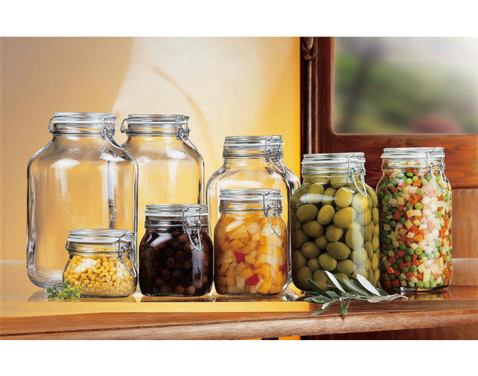 EINKOCHWELT Konservenglas Fido 2000 ml in Transparent präsentiert im Onlineshop von KAQTU Design AG. Einmachgläser ist von EINKOCHWELT