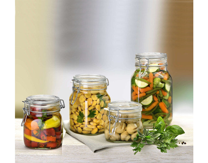 EINKOCHWELT Konservenglas Fido 2000 ml in Transparent präsentiert im Onlineshop von KAQTU Design AG. Einmachgläser ist von EINKOCHWELT