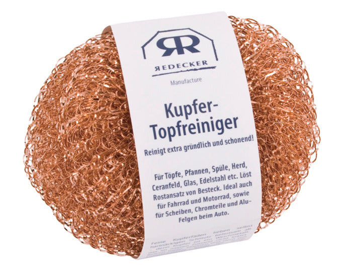 REDECKER Kupfertopfreiniger 2 Stück ø 7.5 cm in  präsentiert im Onlineshop von KAQTU Design AG. Reinigungsmittel ist von REDECKER