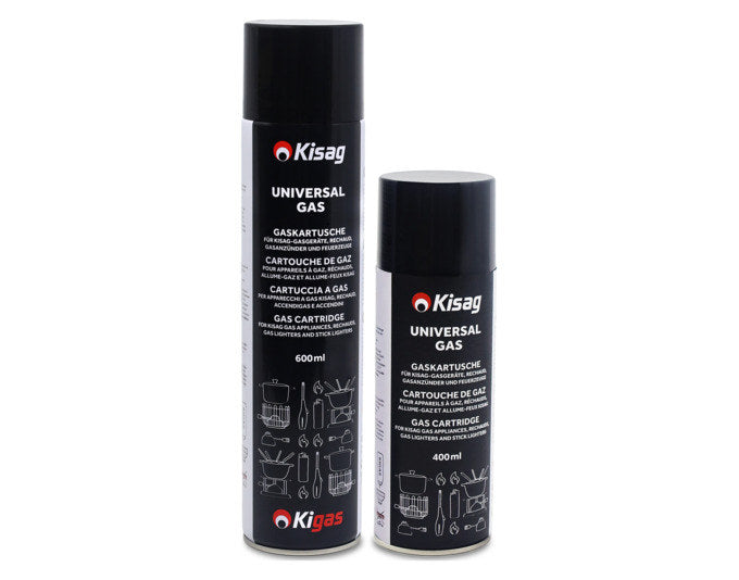 KISAG Gas Nachfülldose 600 ml in Schwarz, Weiss präsentiert im Onlineshop von KAQTU Design AG. Grillzubehör ist von KISAG