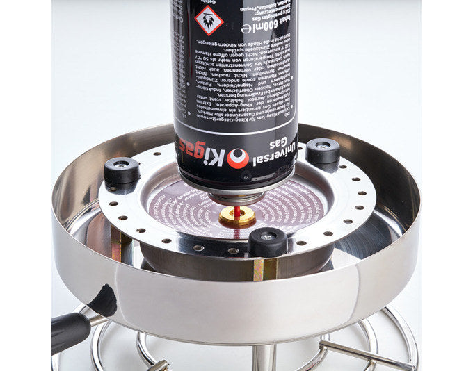 KISAG Gas Nachfülldose 400 ml in Weiss, Schwarz präsentiert im Onlineshop von KAQTU Design AG. Grillzubehör ist von KISAG