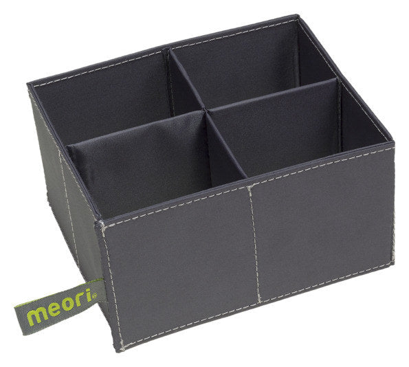 MEORI Einsatz zu Faltbox Mini 4er in Grau präsentiert im Onlineshop von KAQTU Design AG. Haushaltshilfen ist von MEORI