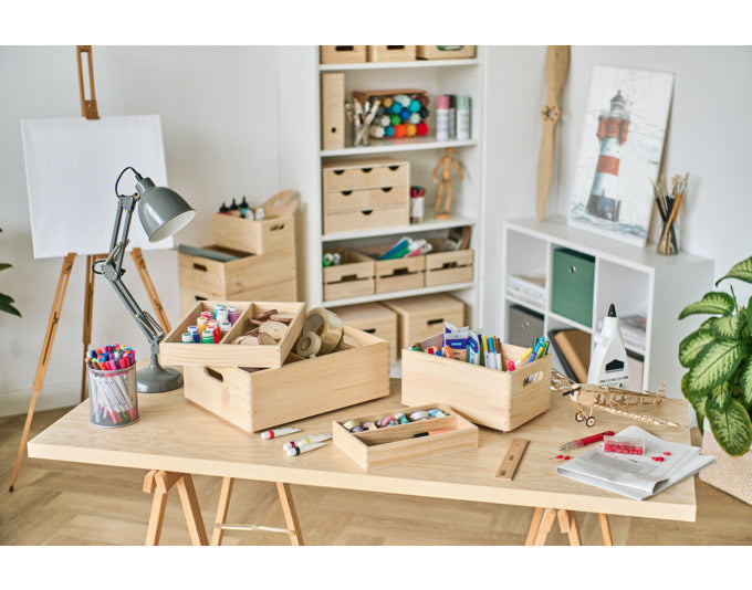 ZELLER Tabletteinsatz zu Kiste Kifer 30x20x15 cm Masse 26.5x17x5 cm in Natur, Braun präsentiert im Onlineshop von KAQTU Design AG. Haushaltshilfen ist von ZELLER PRESENT
