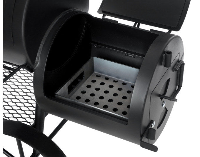 JOE'S BARBEQUE SMOKER Smoker Wild West 16" in Schwarz präsentiert im Onlineshop von KAQTU Design AG. Smoker ist von JOE´S BARBEQUE SMOKER