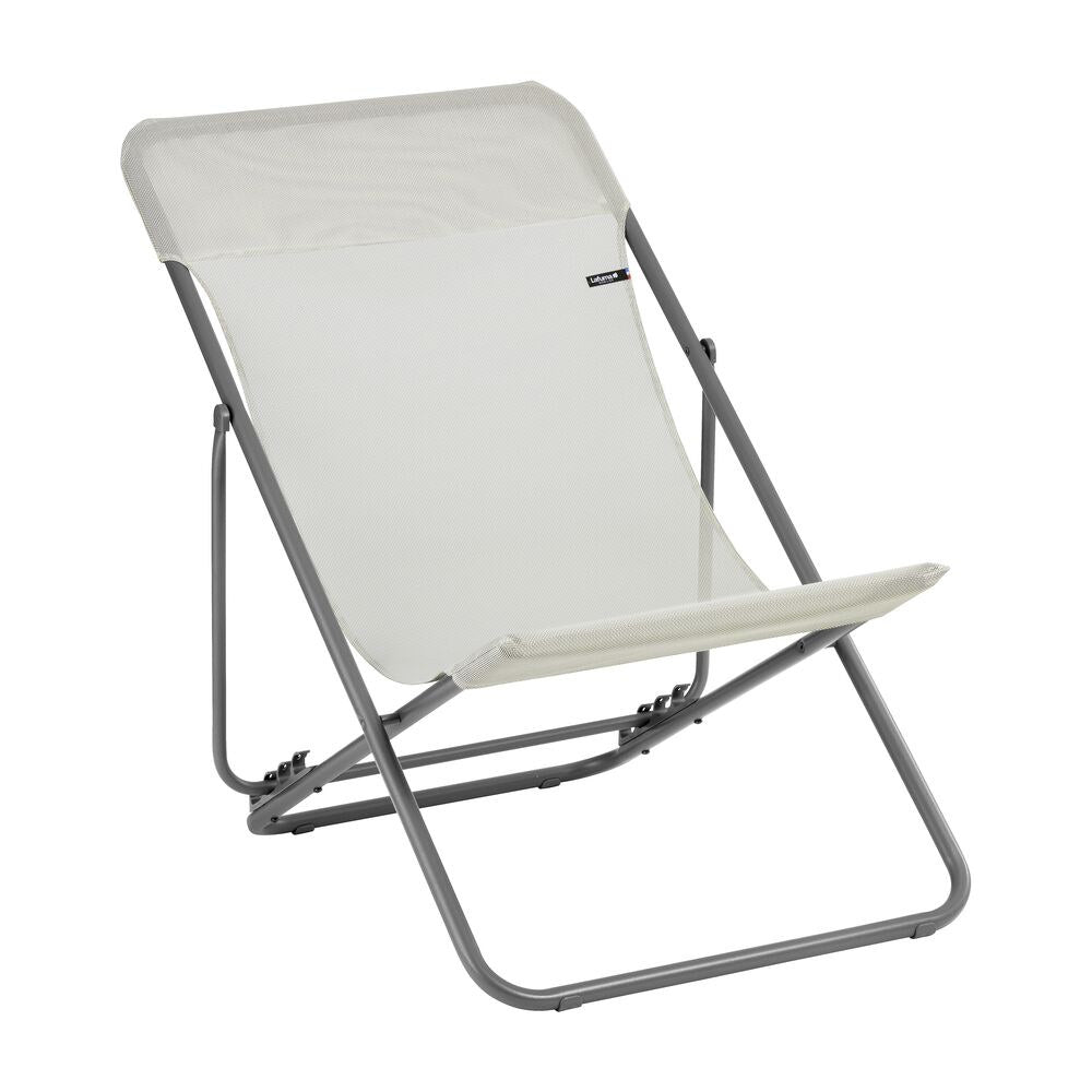 LAFUMA Sessel Maxi Transat seigle titane II in Seigle, Braun, Titane, Grau präsentiert im Onlineshop von KAQTU Design AG. Liegestuhl ist von LAFUMA
