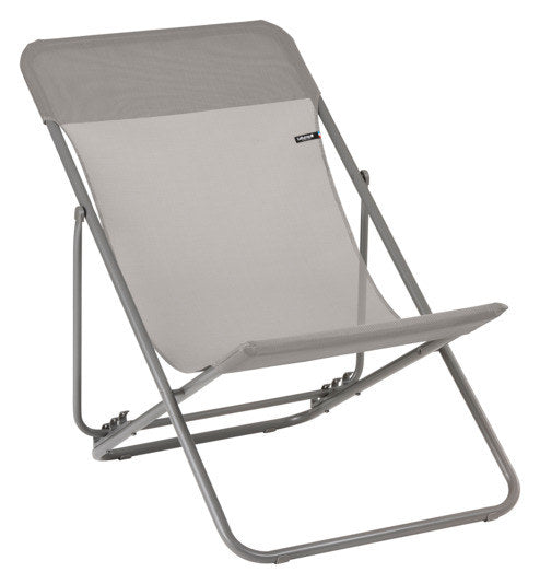 LAFUMA Sessel Maxi Transat CB terre in Terre, Grau präsentiert im Onlineshop von KAQTU Design AG. Liegestuhl ist von LAFUMA
