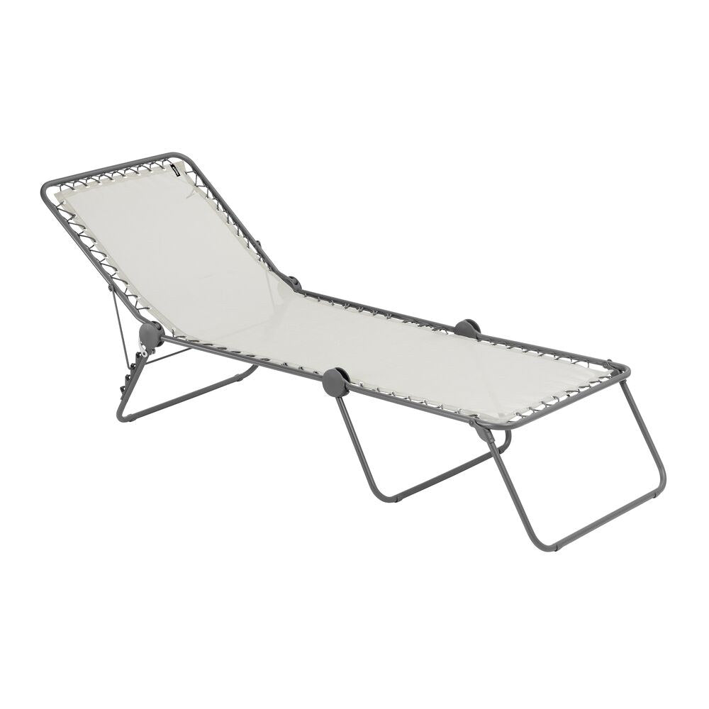 LAFUMA  Liege Siesta seigle titane in Seigle, Braun, Titane, Grau präsentiert im Onlineshop von KAQTU Design AG. Liegestuhl ist von LAFUMA