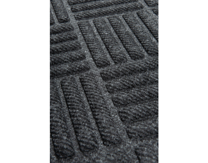 MULTY HOME Fussmatte Contours Parquet dunkelgrau 60x90 cm in  präsentiert im Onlineshop von KAQTU Design AG. Türmatte ist von MULTY HOME EUROPE