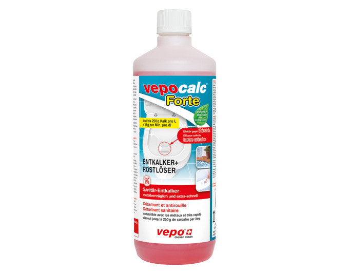 VEPO Entkalker und Rostlöser Forte vepocalc 1000 ml in  präsentiert im Onlineshop von KAQTU Design AG. Reinigungsmittel ist von VEPO