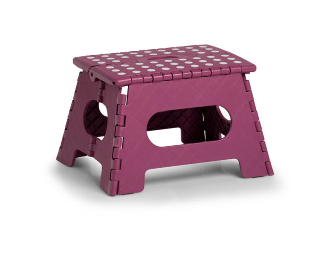 ZELLER Klapphocker Kunststoff beere 35x28x22 cm in  präsentiert im Onlineshop von KAQTU Design AG. Hocker ist von ZELLER PRESENT