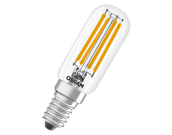 OSRAM LED-Lampe Special T26 E14 4.9W 730lm clear Warm White in Klar, Transparent präsentiert im Onlineshop von KAQTU Design AG. Leuchtmittel ist von OSRAM