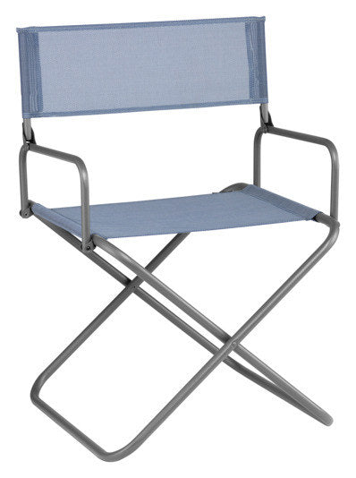 LAFUMA Klappsessel FGX XL ocean II Gestell titane in Ocean, Blau, Titane, Grau präsentiert im Onlineshop von KAQTU Design AG. Gartenstuhl mit Armlehnen ist von LAFUMA