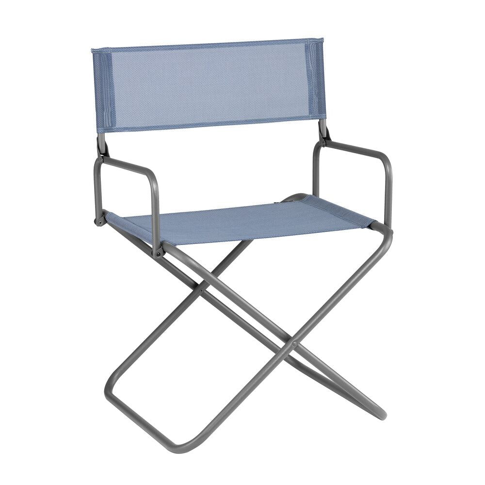 LAFUMA Klappsessel FGX XL ocean II Gestell titane in Ocean, Blau, Titane, Grau präsentiert im Onlineshop von KAQTU Design AG. Gartenstuhl mit Armlehnen ist von LAFUMA