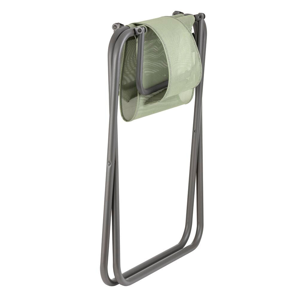 LAFUMA Klappsessel FGX XL moss Gestell titane in Moss, Grün, Titane, Grau präsentiert im Onlineshop von KAQTU Design AG. Gartenstuhl mit Armlehnen ist von LAFUMA