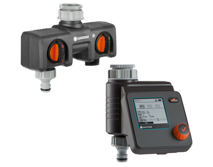 GARDENA Bewässerungssteuerungsset Select in  präsentiert im Onlineshop von KAQTU Design AG. Bewässerung ist von GARDENA