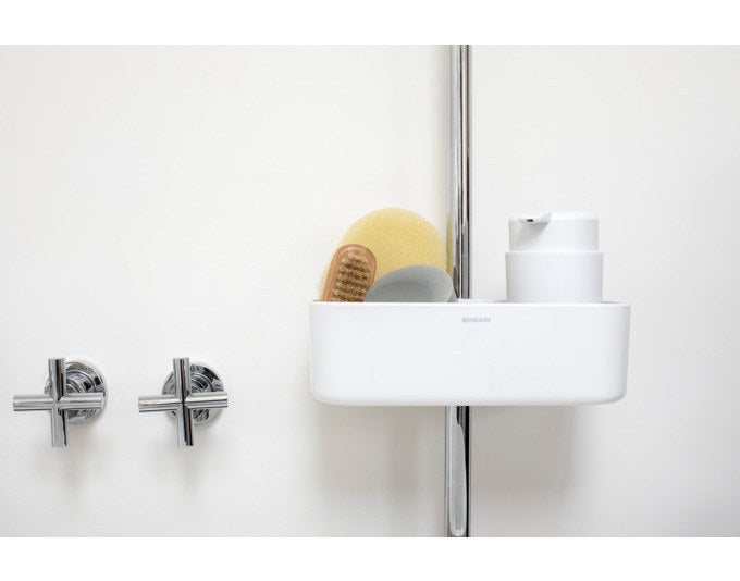 BRABANTIA Duschablage ReNew white in White, Weiss präsentiert im Onlineshop von KAQTU Design AG. Duschaccessoires ist von BRABANTIA