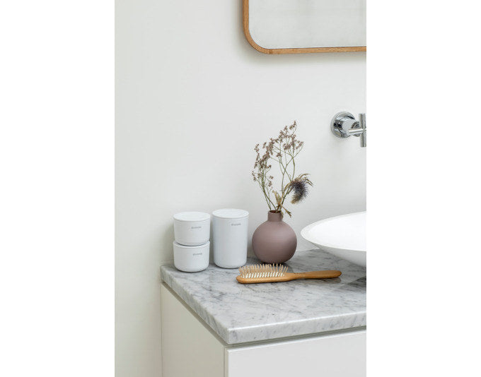 BRABANTIA Aufbewahrungsdosen Set 3-teilig white in White, Weiss präsentiert im Onlineshop von KAQTU Design AG. Aufbewahrungsdose ist von BRABANTIA
