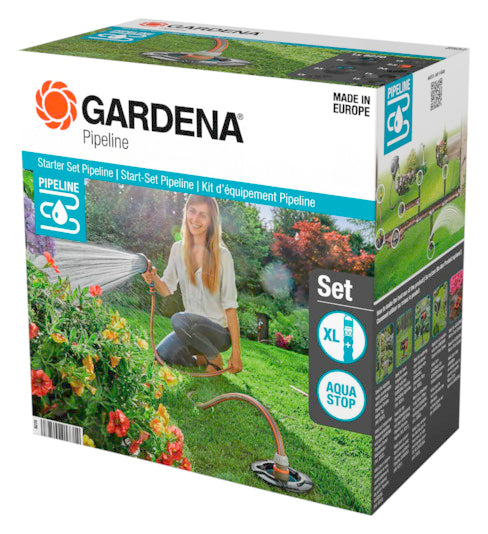 GARDENA Starterset Pipeline in  präsentiert im Onlineshop von KAQTU Design AG. Bewässerung ist von GARDENA