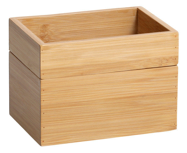 ZELLER PRESENT Ordnungsboxen-Set Bamboo 2-teilig 12x17x12 cm in Natur, Braun präsentiert im Onlineshop von KAQTU Design AG. Haushaltshilfen ist von ZELLER PRESENT