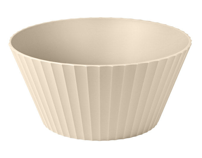 BLIM PLUS Schüssel Nettuno Gr. L ø 25 cm H 12 cm beige in Brown sugar, Weiss präsentiert im Onlineshop von KAQTU Design AG. Schale ist von BLIMPLUS