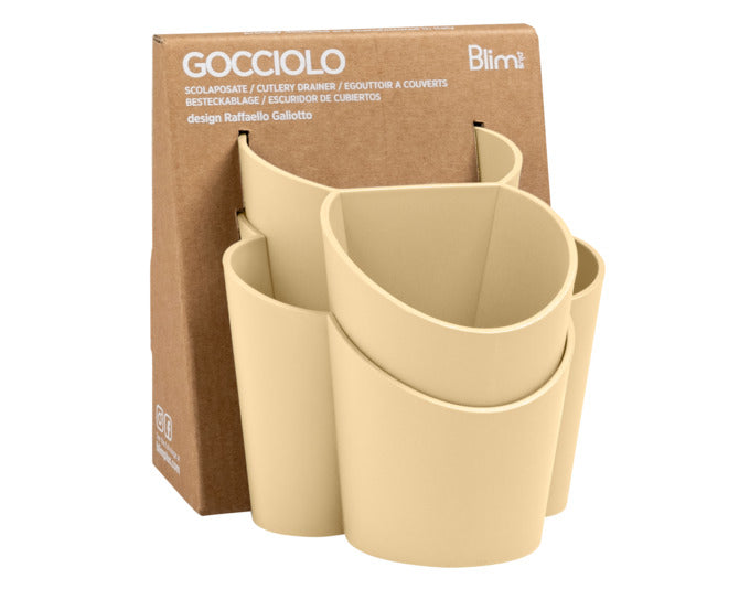 BLIM PLUS Besteckabtropfer Gocciolo gelb in  präsentiert im Onlineshop von KAQTU Design AG. Abwasch ist von BLIMPLUS