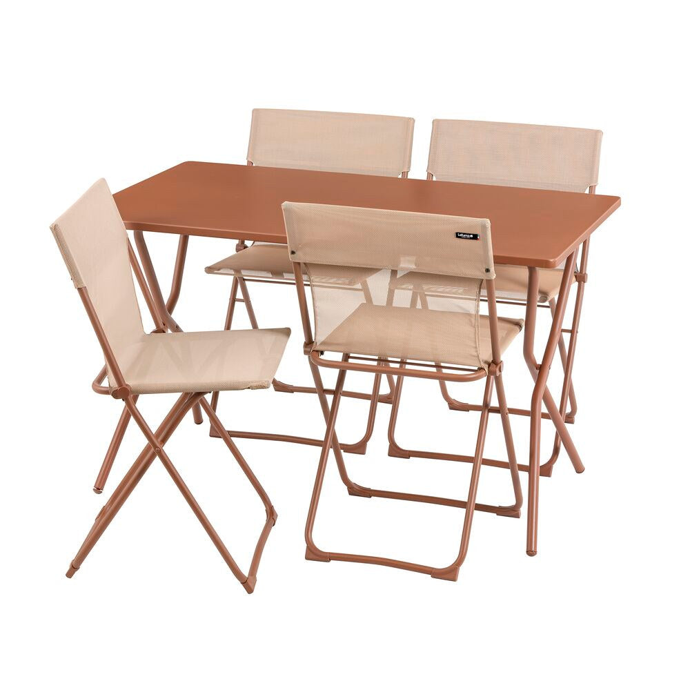LAFUMA Klappsessel Balcony CB canyon in Canyon, Orange präsentiert im Onlineshop von KAQTU Design AG. Gartenstuhl mit Armlehnen ist von LAFUMA