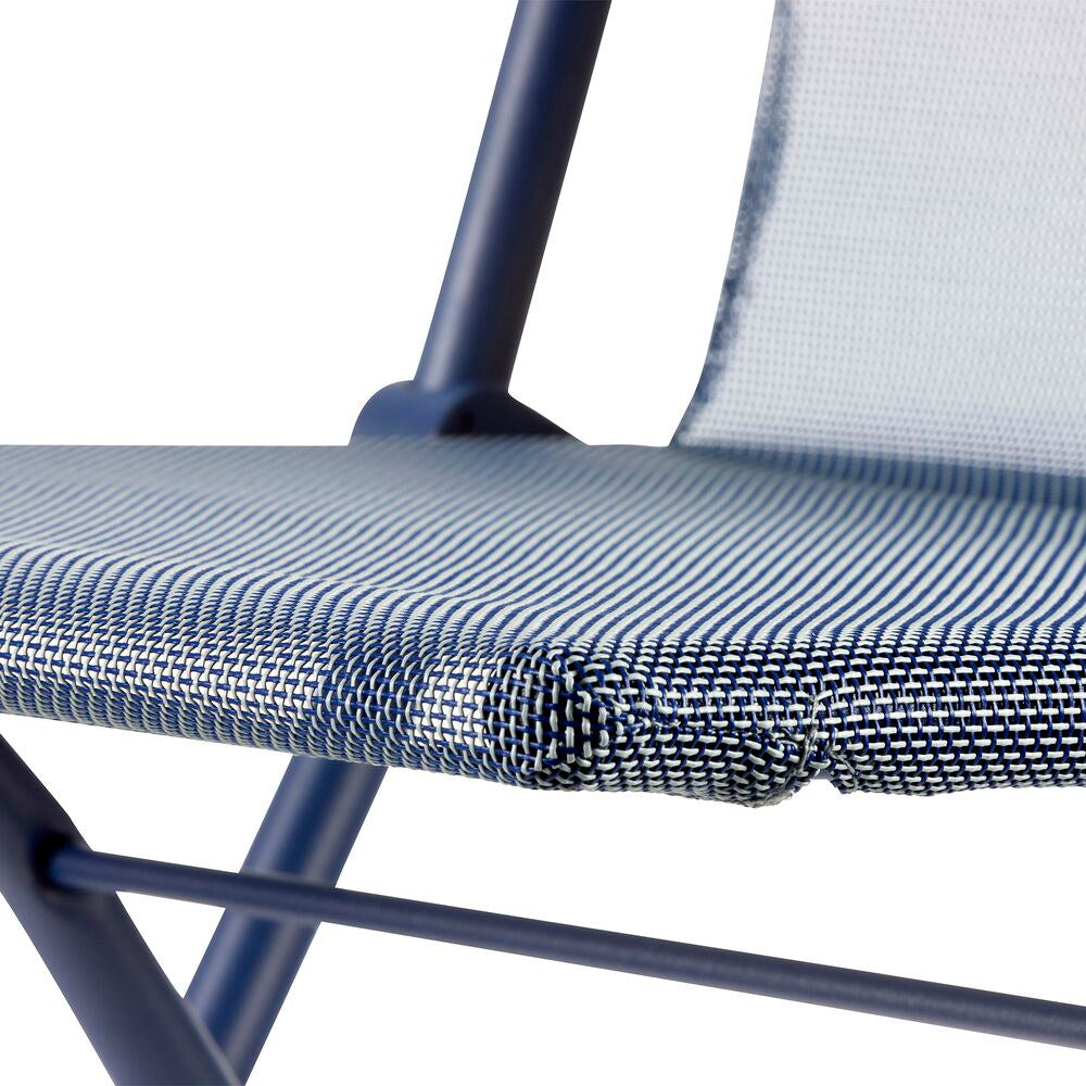 LAFUMA Klappsessel Balcony CB indigo in Indigo, Blau präsentiert im Onlineshop von KAQTU Design AG. Gartenstuhl mit Armlehnen ist von LAFUMA