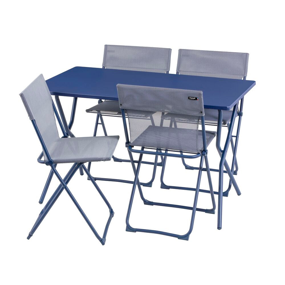 LAFUMA Klappsessel Balcony CB indigo in Indigo, Blau präsentiert im Onlineshop von KAQTU Design AG. Gartenstuhl mit Armlehnen ist von LAFUMA