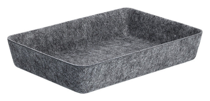ZELLER Organizer Filz 7-teilig in Grau präsentiert im Onlineshop von KAQTU Design AG. Aufbewährungskörbe ist von ZELLER PRESENT