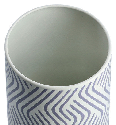 ZELLER Vorratsdose mit Bambusdeckel weiss lila 1 l in Weiss, Lila, Violett präsentiert im Onlineshop von KAQTU Design AG. Vorratsbehälter ist von ZELLER PRESENT