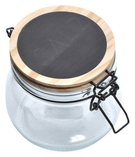 ZELLER Vorratsglas mit Deckel Bügelverschluss 500 ml in Transparent, Natur, Braun, Schwarz präsentiert im Onlineshop von KAQTU Design AG. Vorratsbehälter ist von ZELLER PRESENT
