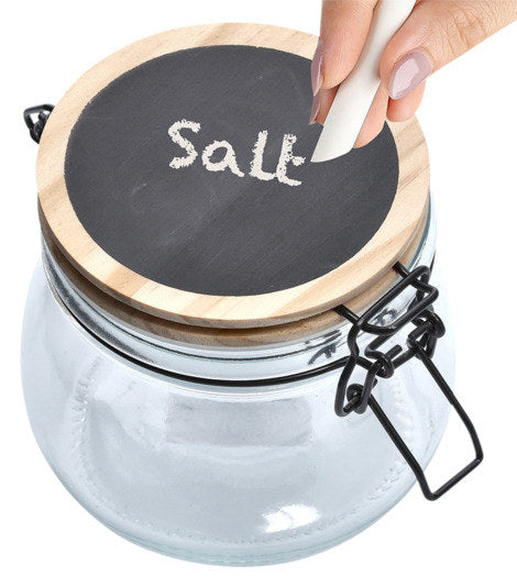 ZELLER Vorratsglas mit Deckel Bügelverschluss 500 ml in Transparent, Natur, Braun, Schwarz präsentiert im Onlineshop von KAQTU Design AG. Vorratsbehälter ist von ZELLER PRESENT