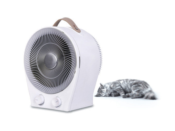 KOENIG Heizlüfter Salerno in Weiss, Grau präsentiert im Onlineshop von KAQTU Design AG. Haushaltshilfen ist von KOENIG