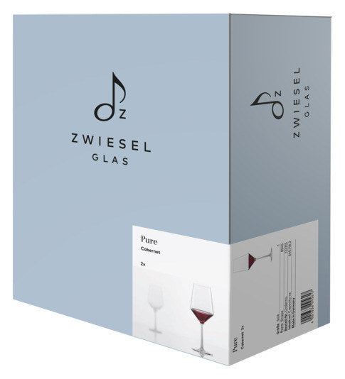 ZWIESEL GLAS Cabernetglas Pure 1 2 Stück in Transparent präsentiert im Onlineshop von KAQTU Design AG. Rotweingläser ist von ZWIESEL GLAS
