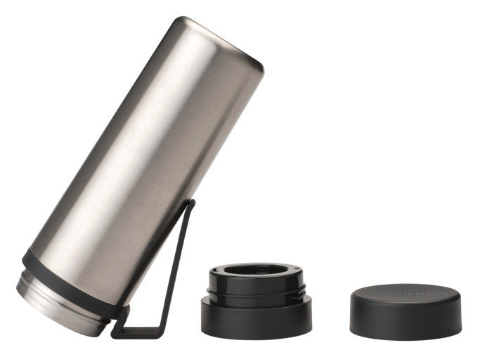 Isolierflasche Make & Take 0.5 l in Schwarz präsentiert im Onlineshop von KAQTU Design AG. Thermosflasche ist von BRABANTIA