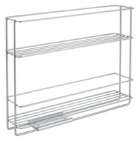 <tc>METALTEX</tc> In&Out Pull-Out Spice Rack&O, Silver, 28x6x22 cm