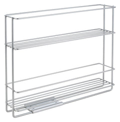 <tc>METALTEX</tc> In&Out Pull-Out Spice Rack&O, Silver, 28x6x22 cm