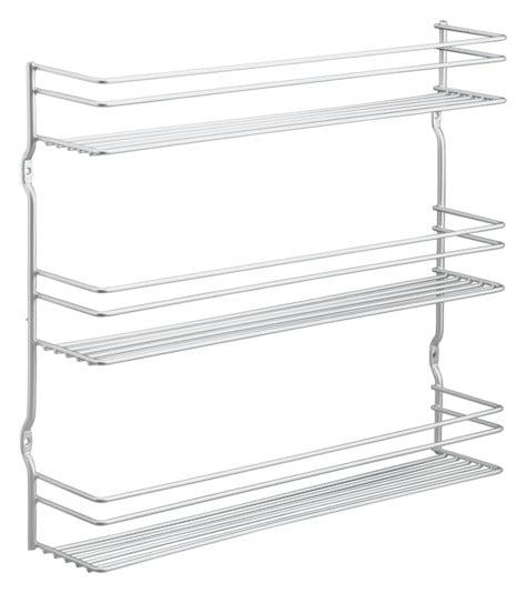 METALTEX Gewürzregal Pepito 3 Etagen silber 36x8x32 cm in  präsentiert im Onlineshop von KAQTU Design AG. Wandregal ist von METALTEX