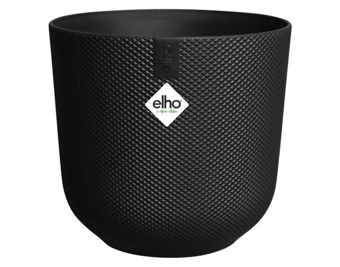 ELHO Pflanzengefäss Jazz rund ø 14 cm living schwarz in Living schwarz, Schwarz, 433 präsentiert im Onlineshop von KAQTU Design AG. Übertopf ist von ELHO