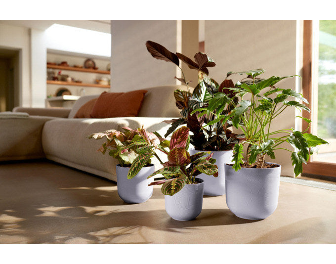 ELHO Pflanzengefäss Jazz rund ø 30 cm lavendel lila in Lavendel lila, Violett präsentiert im Onlineshop von KAQTU Design AG. Übertopf ist von ELHO