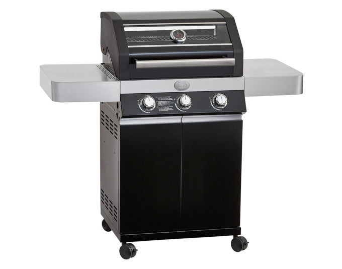 RÖSLE Gasgrill BBQ-Station Videro G3 Pure schwarz in  präsentiert im Onlineshop von KAQTU Design AG. Grill ist von RÖSLE