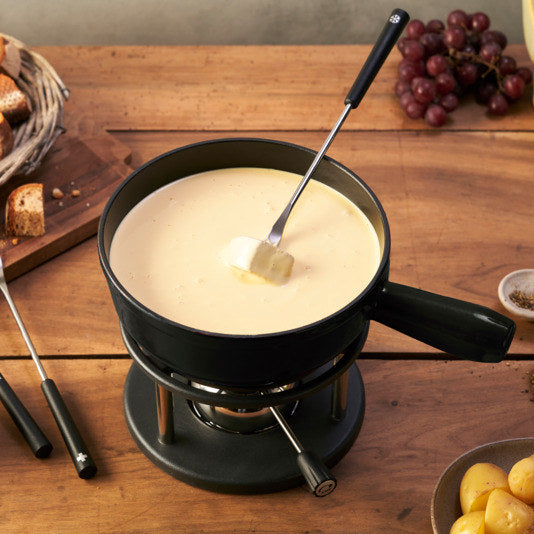 KISAG Fonduecaquelon Guss Lenk schwarz ø 20 cm in Schwarz präsentiert im Onlineshop von KAQTU Design AG. Fondue Caquelon und Töpfe ist von KISAG
