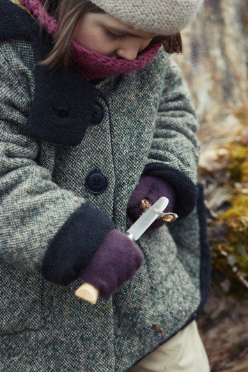 OPINEL Messer Nr. 7 Etui Box Junior Mein erstes Opinel 8 cm in Silber, Natur, Braun, Blau präsentiert im Onlineshop von KAQTU Design AG. Küchenmesser ist von OPINEL