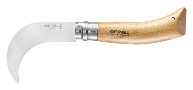 OPINEL Messer Nr. 10 Gartenhippe Buchenholzgriff in Box 10 cm in Silber, Natur, Braun präsentiert im Onlineshop von KAQTU Design AG. Küchenmesser ist von OPINEL