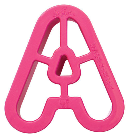 DECORA Ausstecher Buchstaben 27er in Box in Pink, Rot präsentiert im Onlineshop von KAQTU Design AG. Ausstecher ist von DECORA