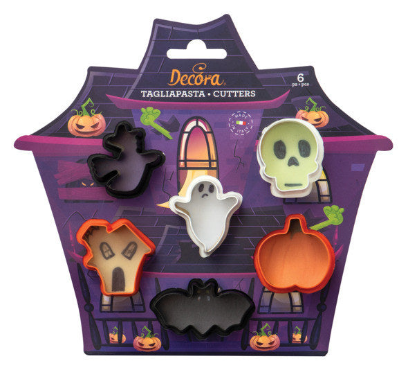 DECORA Ausstecher Mini Halloween 6er auf Karte in Assortiert präsentiert im Onlineshop von KAQTU Design AG. Ausstecher ist von DECORA