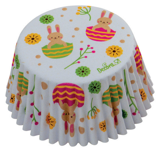DECORA Papier-Backförmchen Ostern 36 Stück 220°C ø 5x3.2 cm in Weiss, Dekoriert präsentiert im Onlineshop von KAQTU Design AG. Backformen ist von DECORA