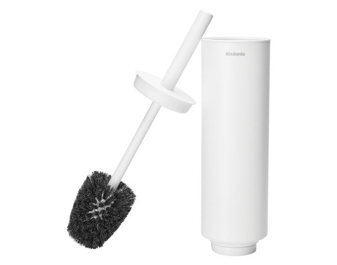 BRABANTIA WC Bürstengarnitur MindSet mit Wandhalter fresh white in Fresh white, Weiss präsentiert im Onlineshop von KAQTU Design AG. Toilettenbürste ist von BRABANTIA